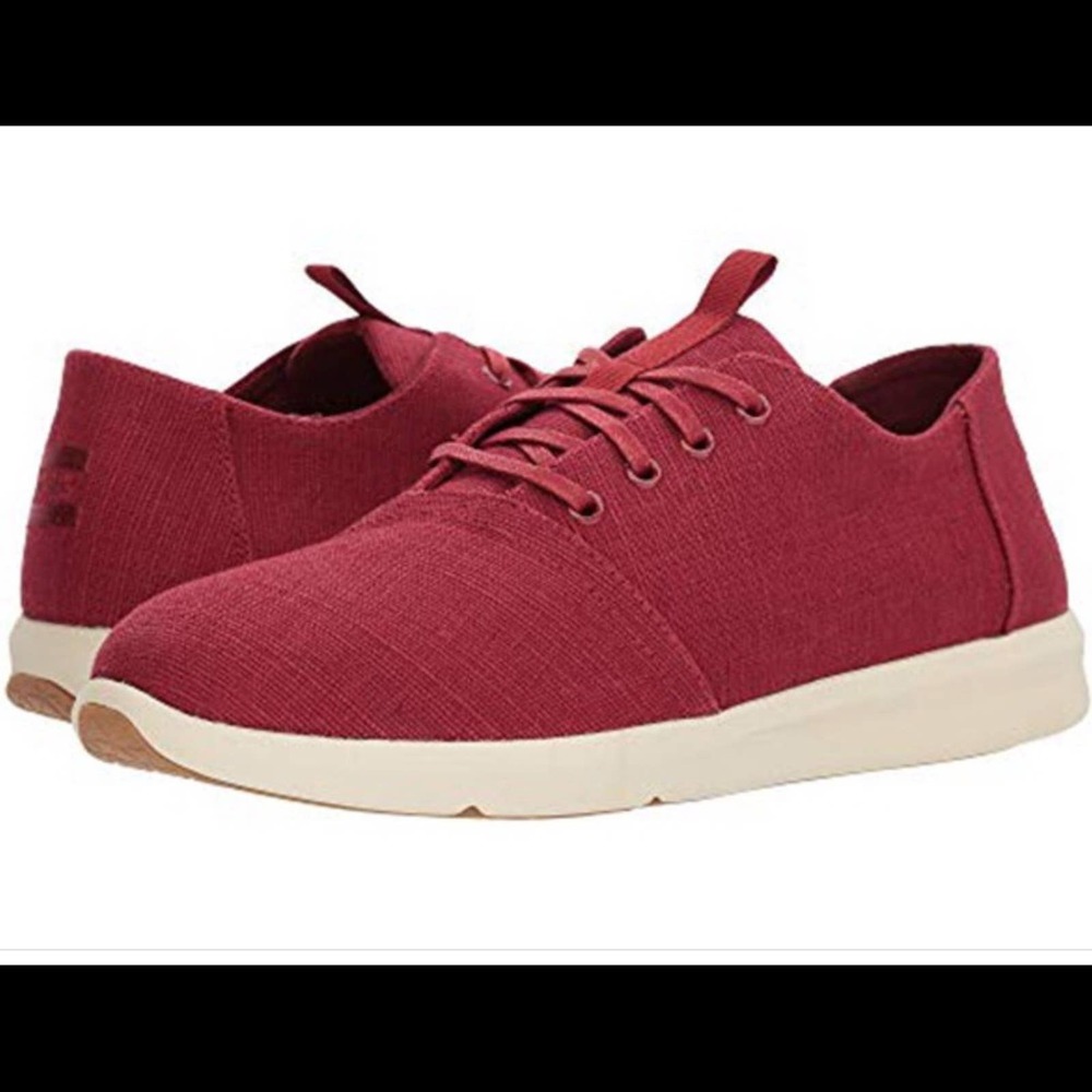 TOMS Del Rey Henna Red Heritage MENS SNEAKER SZ 8.*